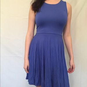 Flippy little periwinkle dress